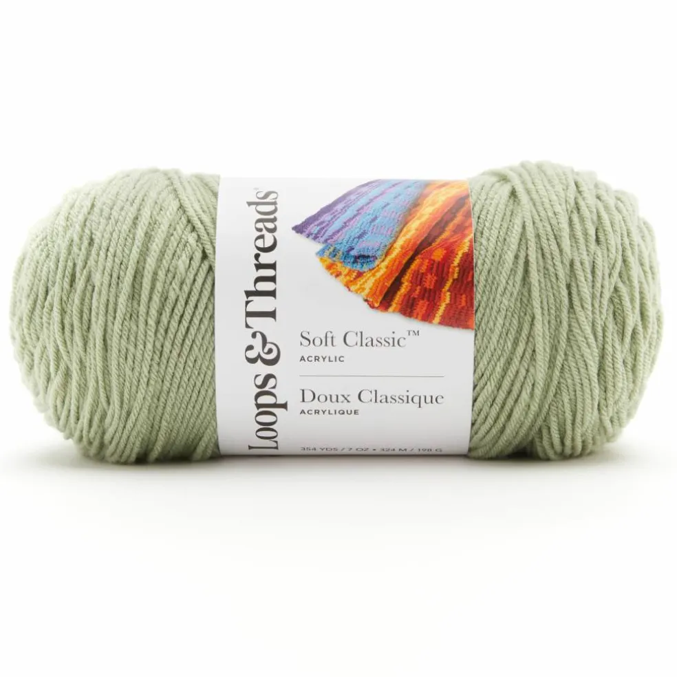 12 Pack: Soft Classic™ Solid Yarn by Loops & Threads®