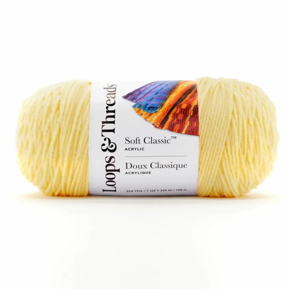 12 Pack: Soft Classic™ Solid Yarn by Loops & Threads®