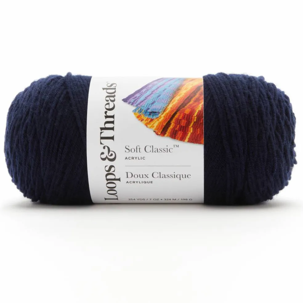 12 Pack: Soft Classic™ Solid Yarn by Loops & Threads®