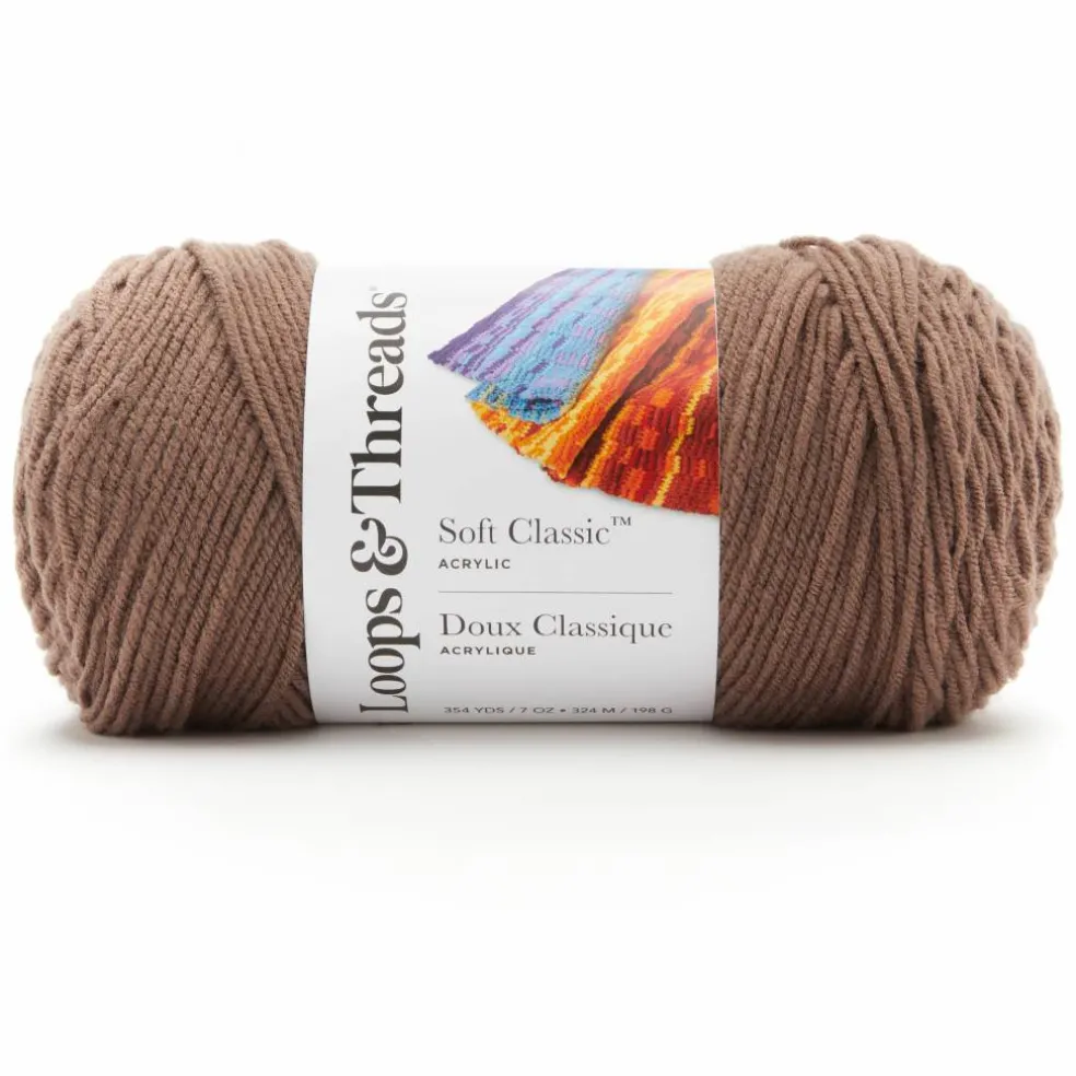 12 Pack: Soft Classic™ Solid Yarn by Loops & Threads®