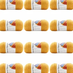 12 Pack: Soft Classic™ Solid Yarn by Loops & Threads®