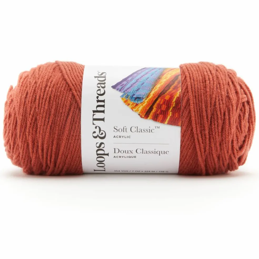 12 Pack: Soft Classic™ Solid Yarn by Loops & Threads®
