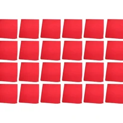 24 Pack Solid Cotton Bandanas Bulk Set for Events, Teams, DIY Projects