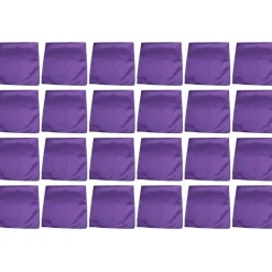 24 Pack Solid Cotton Bandanas Bulk Set for Events, Teams, DIY Projects