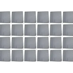 24 Pack Solid Cotton Bandanas Bulk Set for Events, Teams, DIY Projects