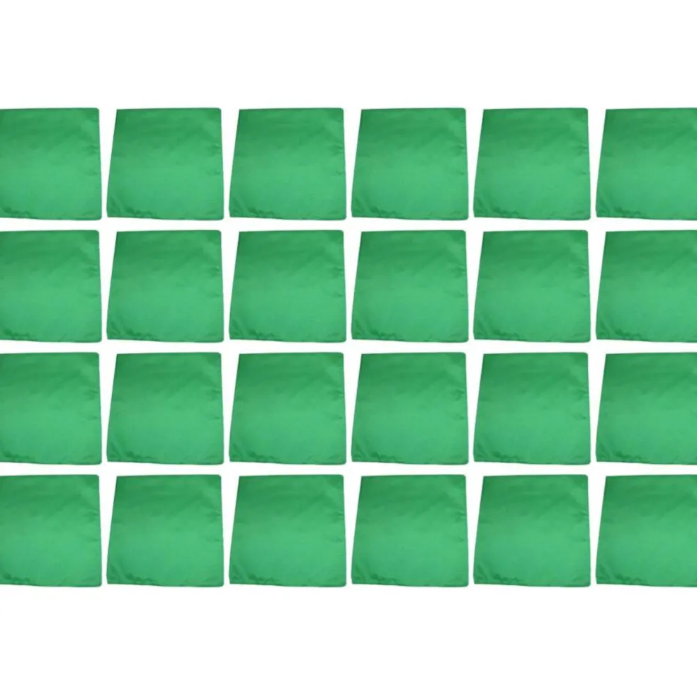 24 Pack Solid Cotton Bandanas Bulk Set for Events, Teams, DIY Projects