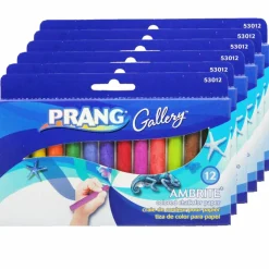 4 Packs: 6 Packs 12 ct. (288 total) Prang® Ambrite™ Colored Paper Chalk