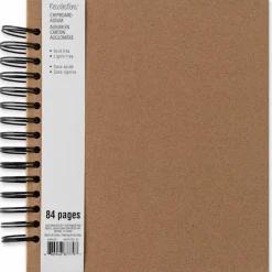 6 Pack: Spiral Kraft Chipboard Journal by Recollections®