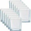 12 Pack: 3" Square Glass Vase by Ashland®