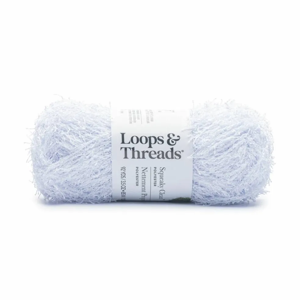 15 Pack: Squeaky Clean™ Solid Yarn by Loops & Threads®