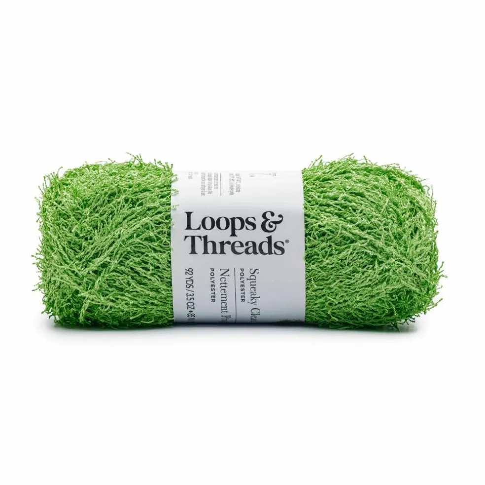 15 Pack: Squeaky Clean™ Solid Yarn by Loops & Threads®