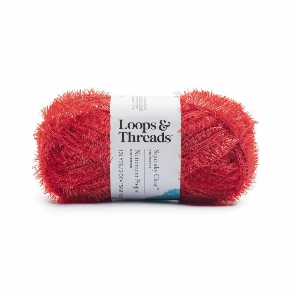15 Pack: Squeaky Clean™ Sparkle Yarn by Loops & Threads®