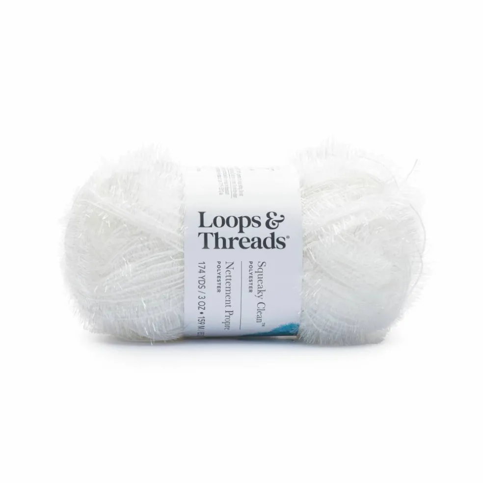 15 Pack: Squeaky Clean™ Sparkle Yarn by Loops & Threads®