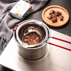 2-Pack Stainless Steel Double Boiler Pots – Chocolate, Candy, Wax, Candle, Butter Melting