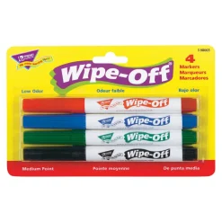 4-Pack Standard Colors Wipe-Off® Markers