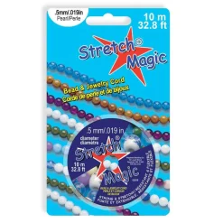 12 Pack: Stretch Magic® 0.5mm Pearl Bead & Jewelry Cord