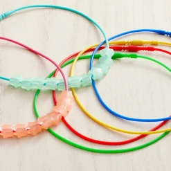 6 Pack: Stretch Magic Silkies™ Assorted Color Necklaces