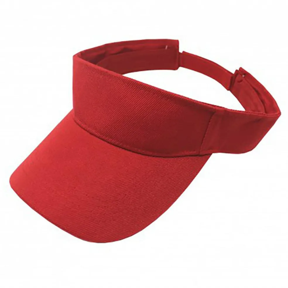 12 Pack Sun Visor Adjustable Cap Hat Athletic Wear - One Dozen