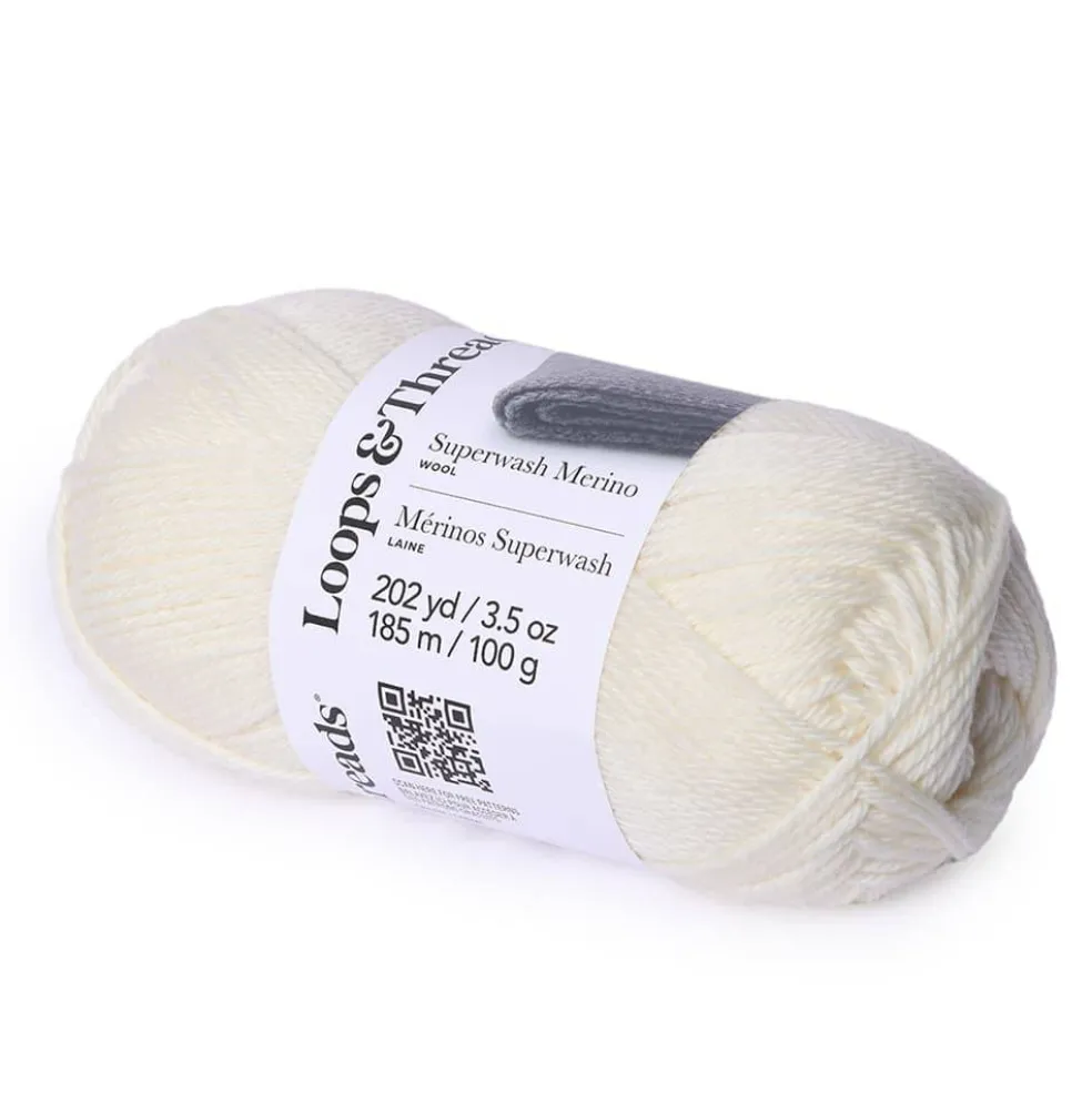 8 Pack: Superwash Merino Yarn by Loops & Threads®