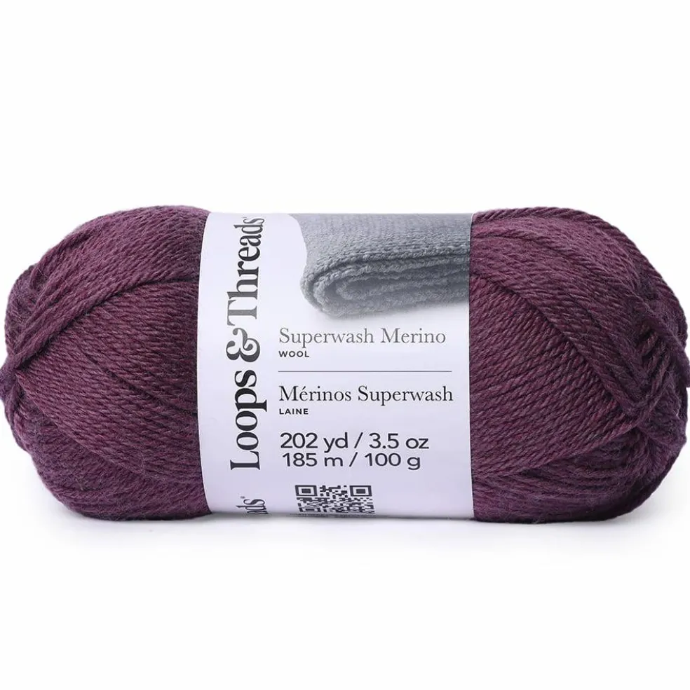 8 Pack: Superwash Merino Yarn by Loops & Threads®