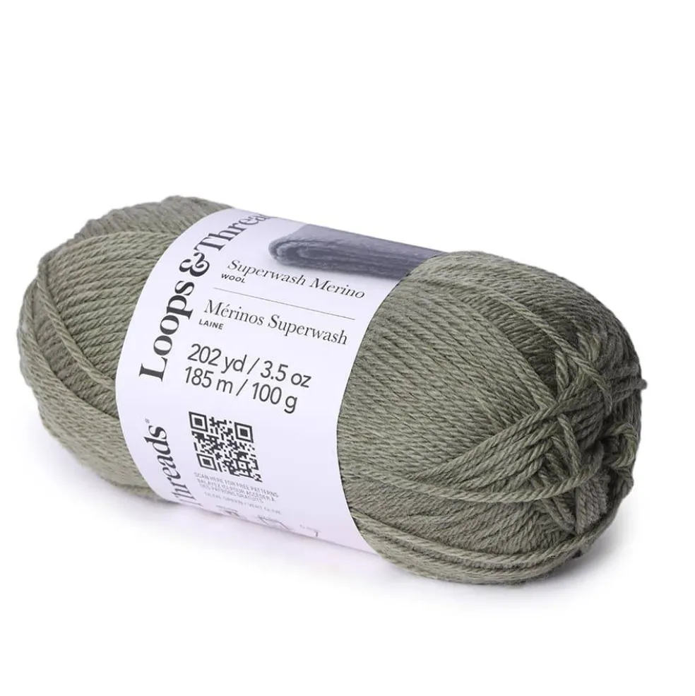 8 Pack: Superwash Merino Yarn by Loops & Threads®