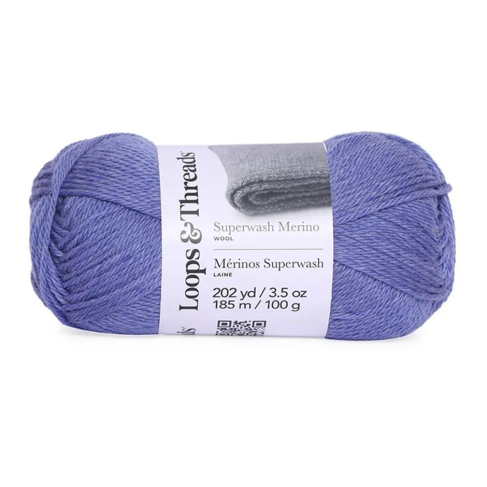 8 Pack: Superwash Merino Yarn by Loops & Threads®