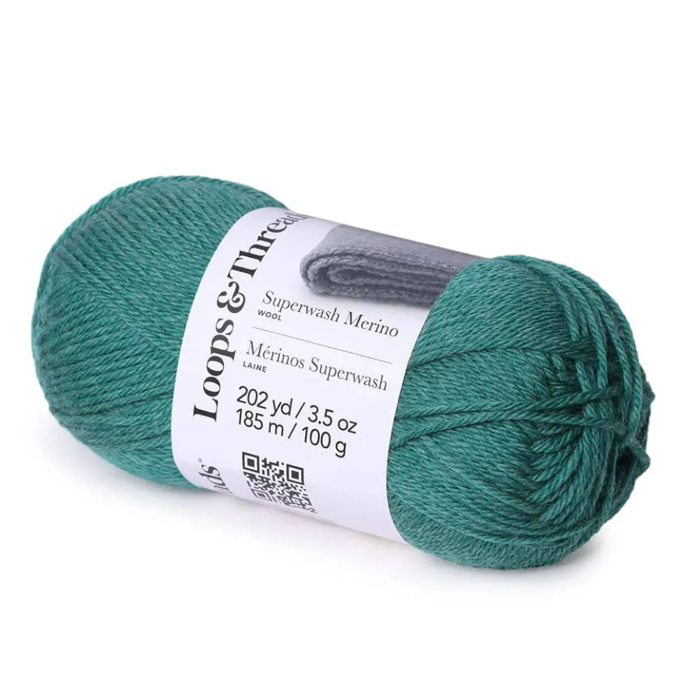 8 Pack: Superwash Merino Yarn by Loops & Threads®