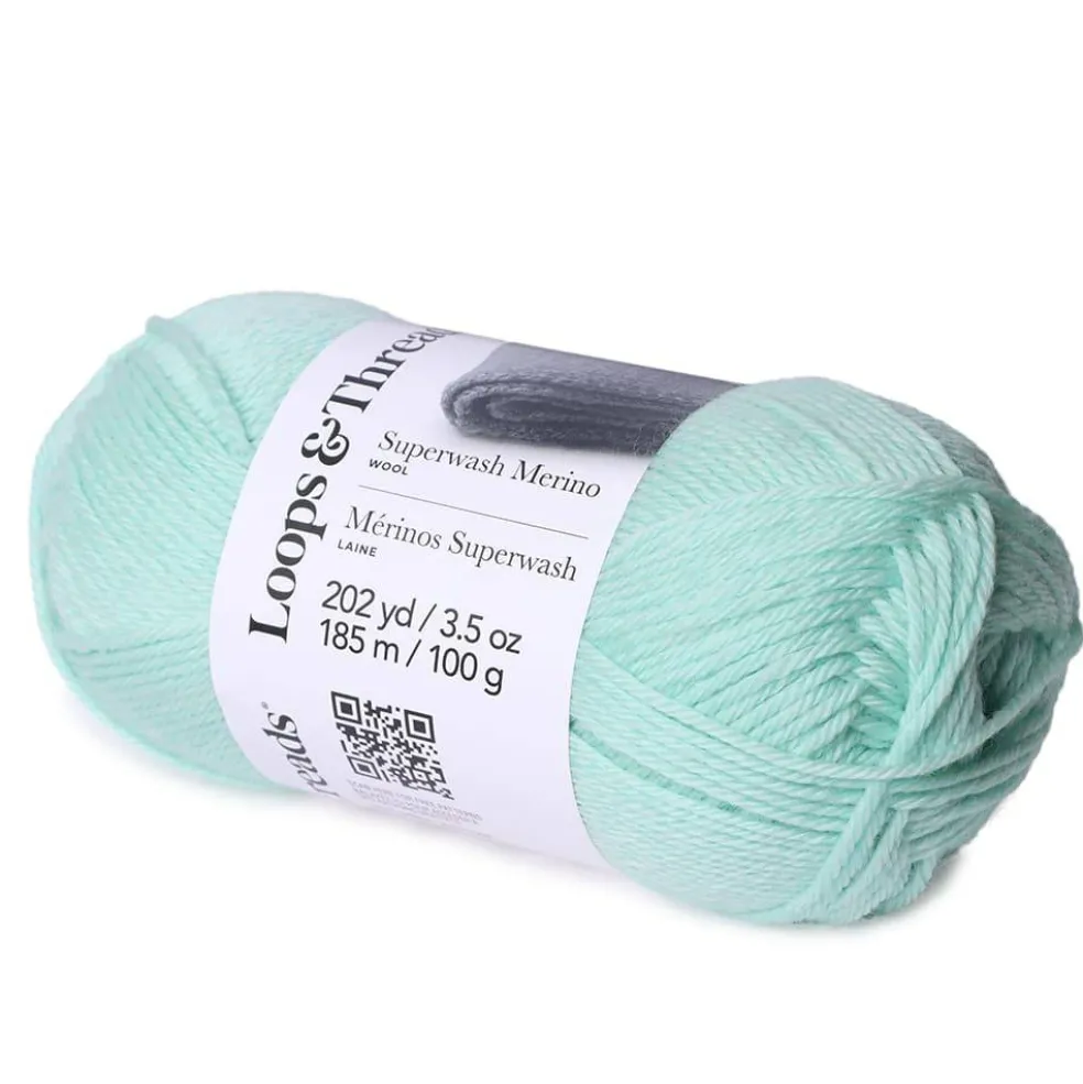 8 Pack: Superwash Merino Yarn by Loops & Threads®