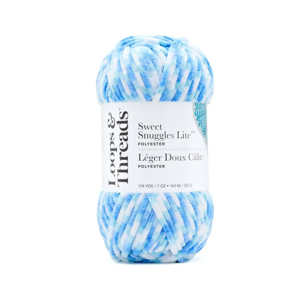 12 Pack: Sweet Snuggles Lite™ Variegated Striped Yarn by Loops & Threads®