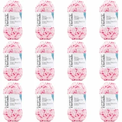 12 Pack: Sweet Snuggles Lite™ Variegated Striped Yarn by Loops & Threads®