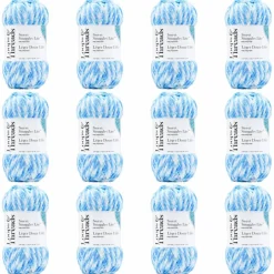 12 Pack: Sweet Snuggles Lite™ Variegated Striped Yarn by Loops & Threads®