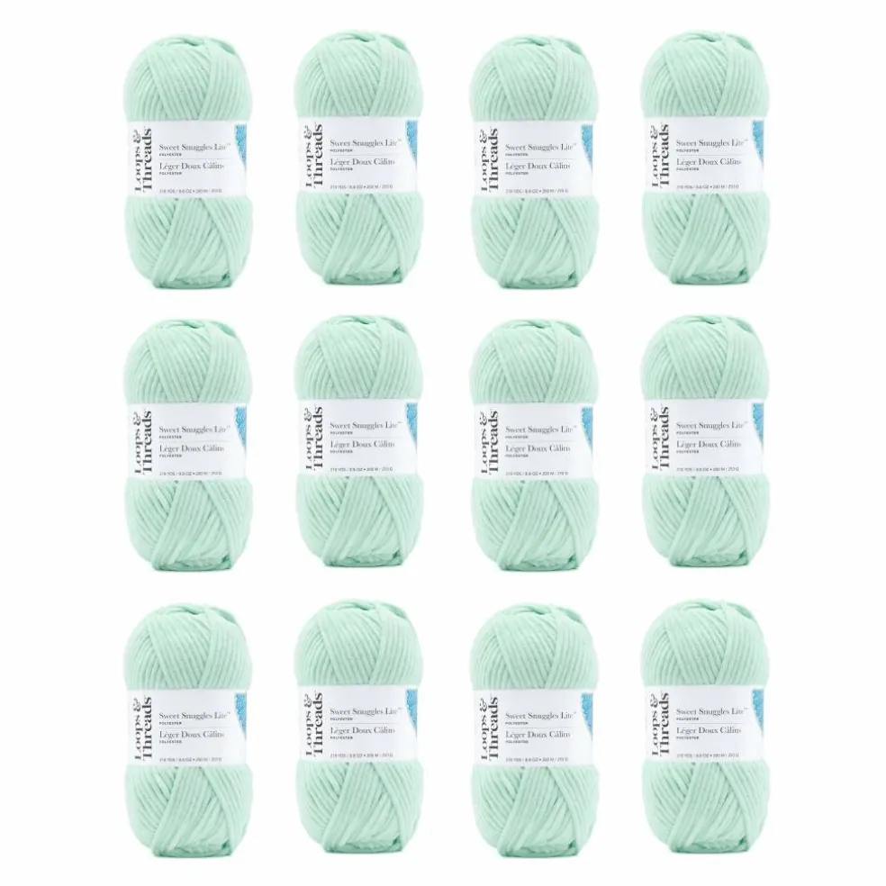 12 Pack: Sweet Snuggles™ Lite Yarn by Loops & Threads®