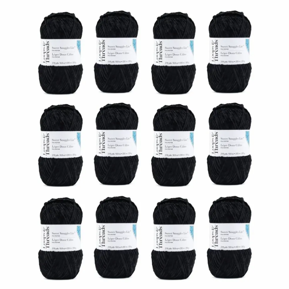 12 Pack: Sweet Snuggles™ Lite Yarn by Loops & Threads®
