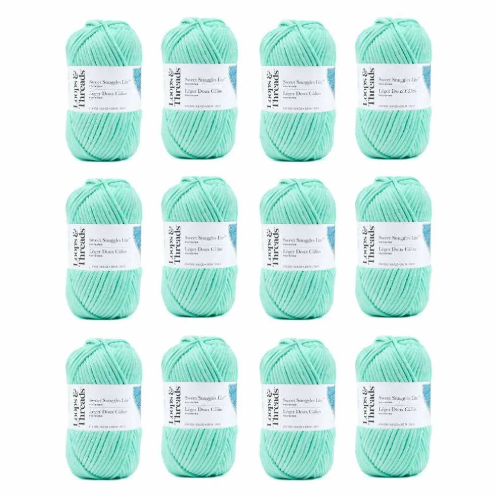 12 Pack: Sweet Snuggles™ Lite Yarn by Loops & Threads®