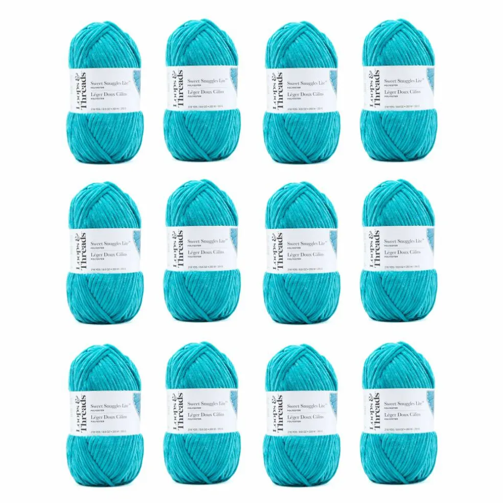 12 Pack: Sweet Snuggles™ Lite Yarn by Loops & Threads®