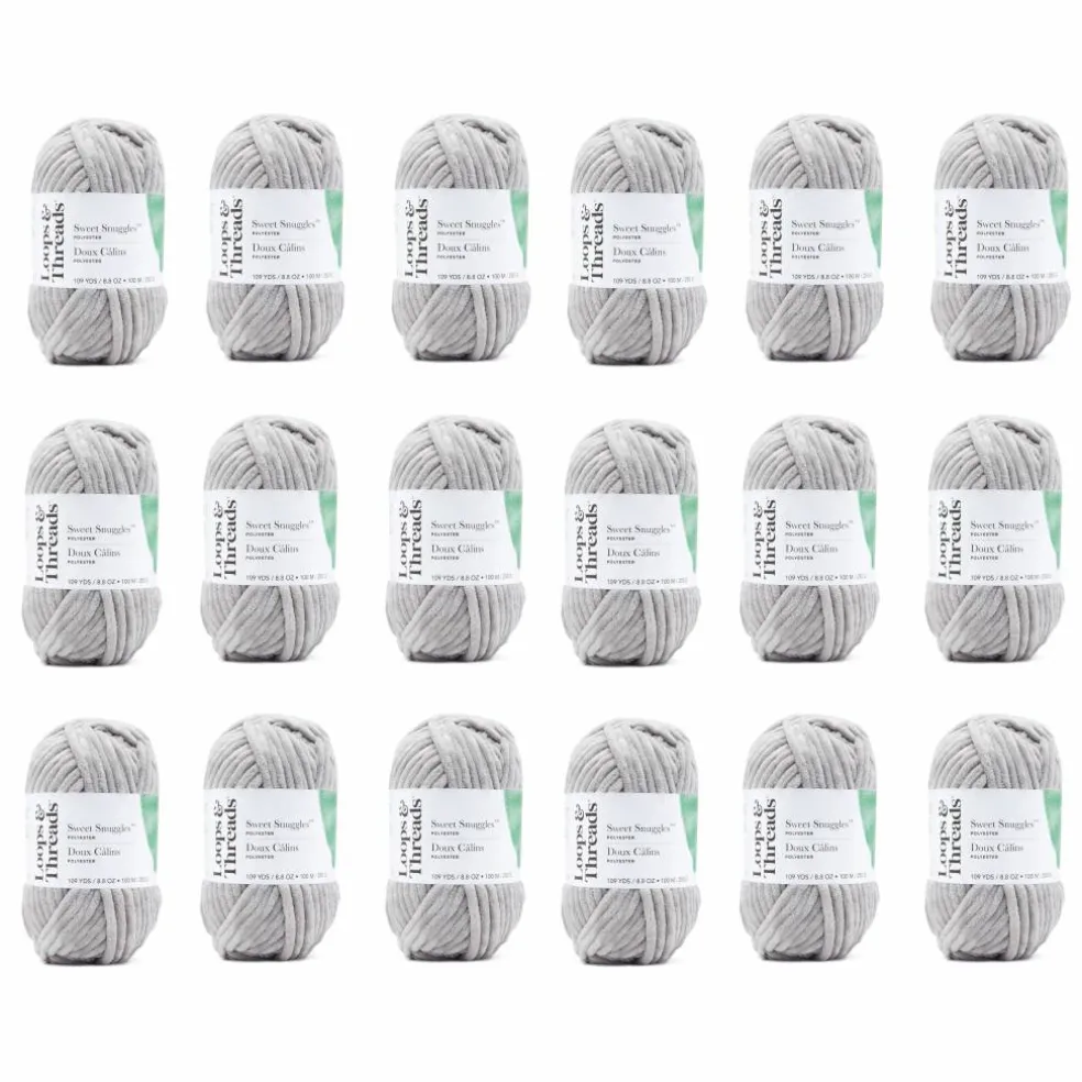 18 Pack: Sweet Snuggles™ Yarn by Loops & Threads®
