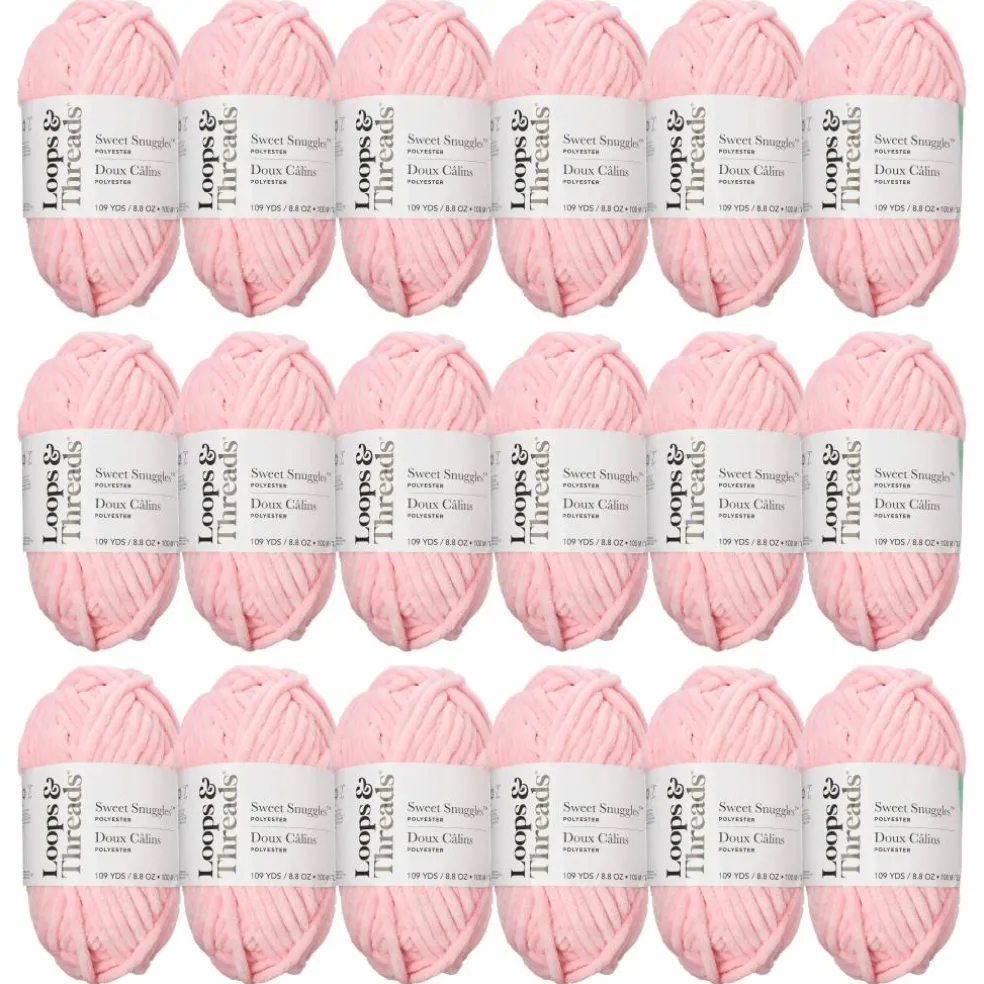 18 Pack: Sweet Snuggles™ Yarn by Loops & Threads®