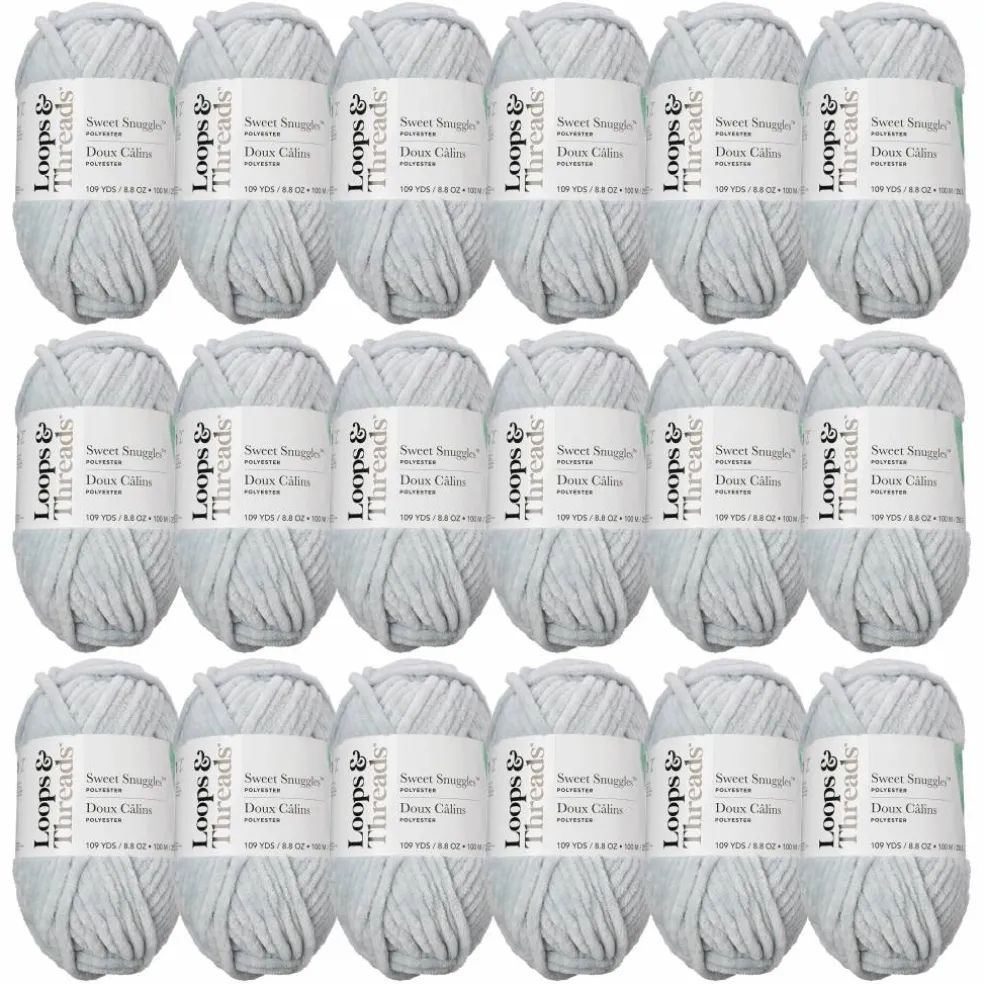 18 Pack: Sweet Snuggles™ Yarn by Loops & Threads®