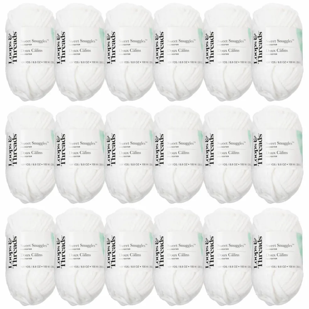18 Pack: Sweet Snuggles™ Yarn by Loops & Threads®