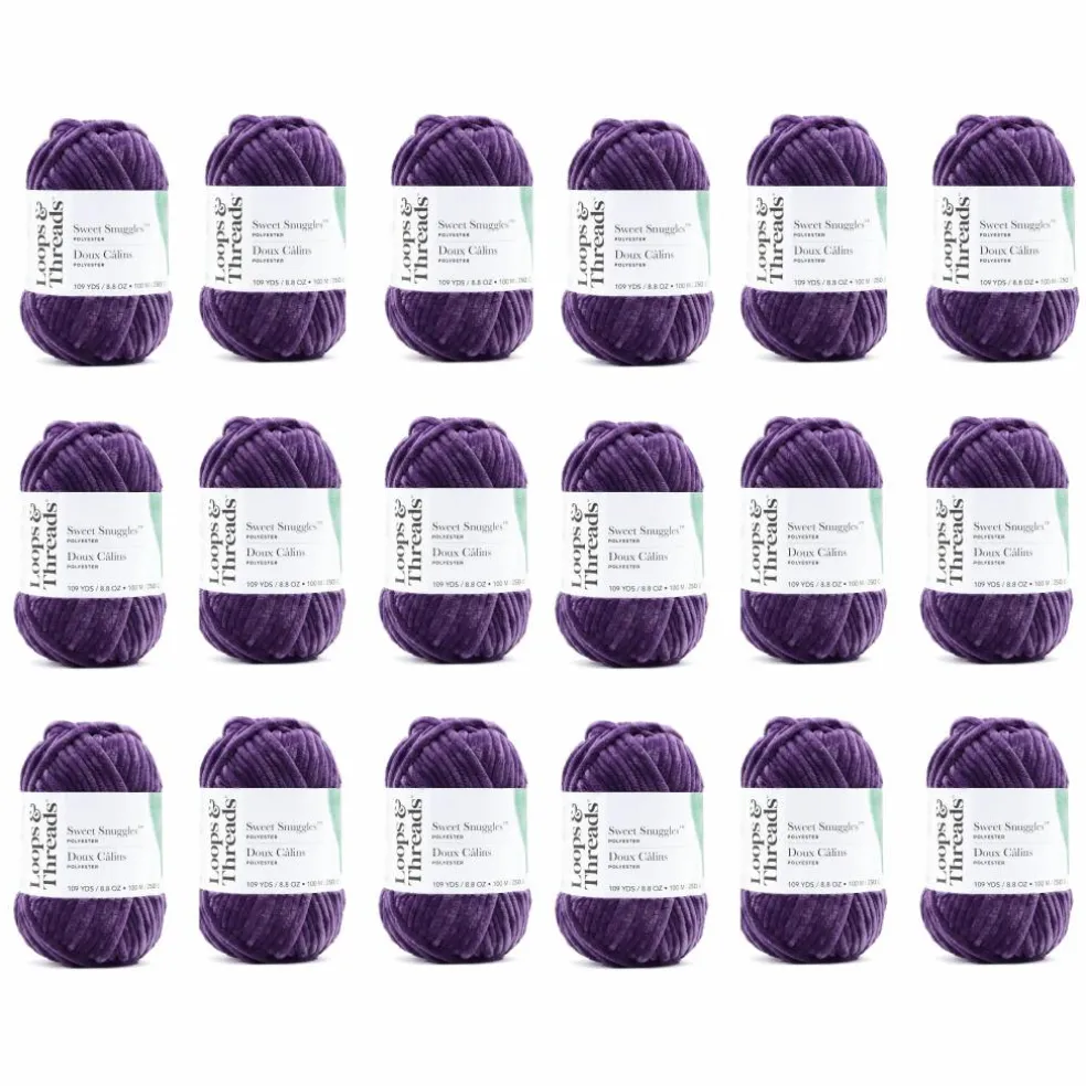 18 Pack: Sweet Snuggles™ Yarn by Loops & Threads®
