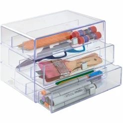 6 Pack: Three-Drawer Washi Organizer by Simply Tidy™