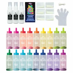 6 Pack: TulipĀ® 18 Color Glow Tie Dye Kit
