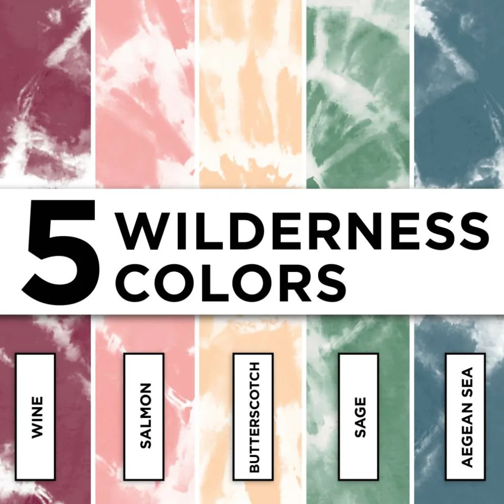 6 Pack: Tulip® Wilderness One-Step Tie-Dye Kit®
