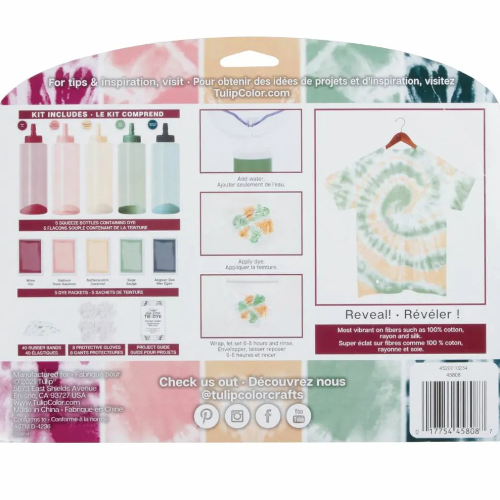 6 Pack: Tulip® Wilderness One-Step Tie-Dye Kit®