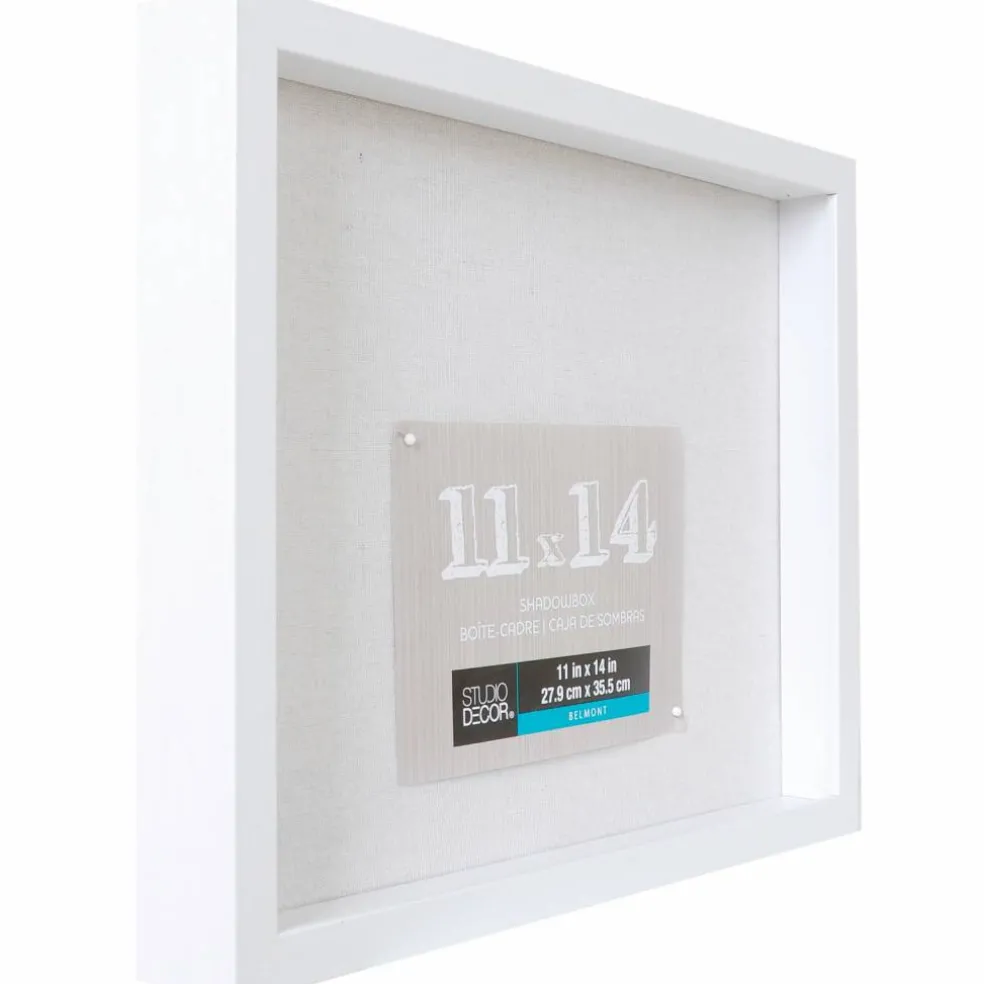 8 Pack: White Belmont 11" x 14" Shadowbox by Studio Décor®