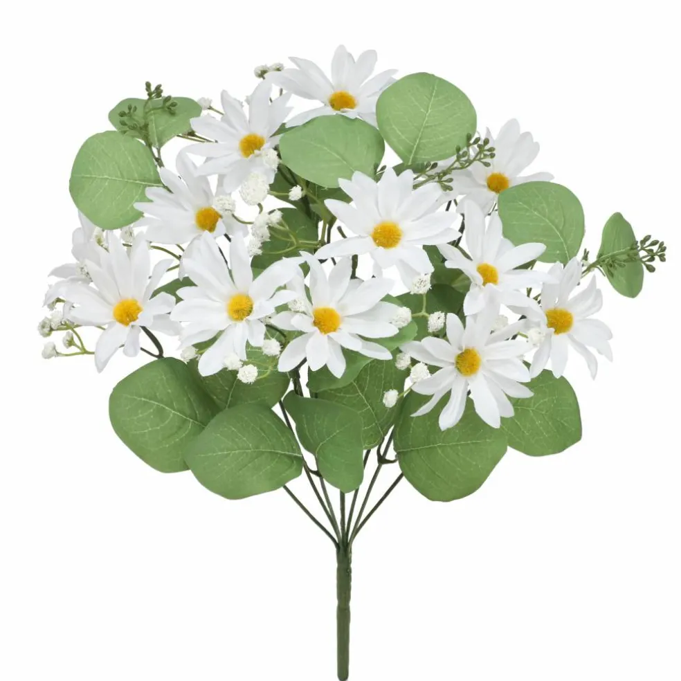 12 Pack: 17" White Daisy Bush by Ashland®