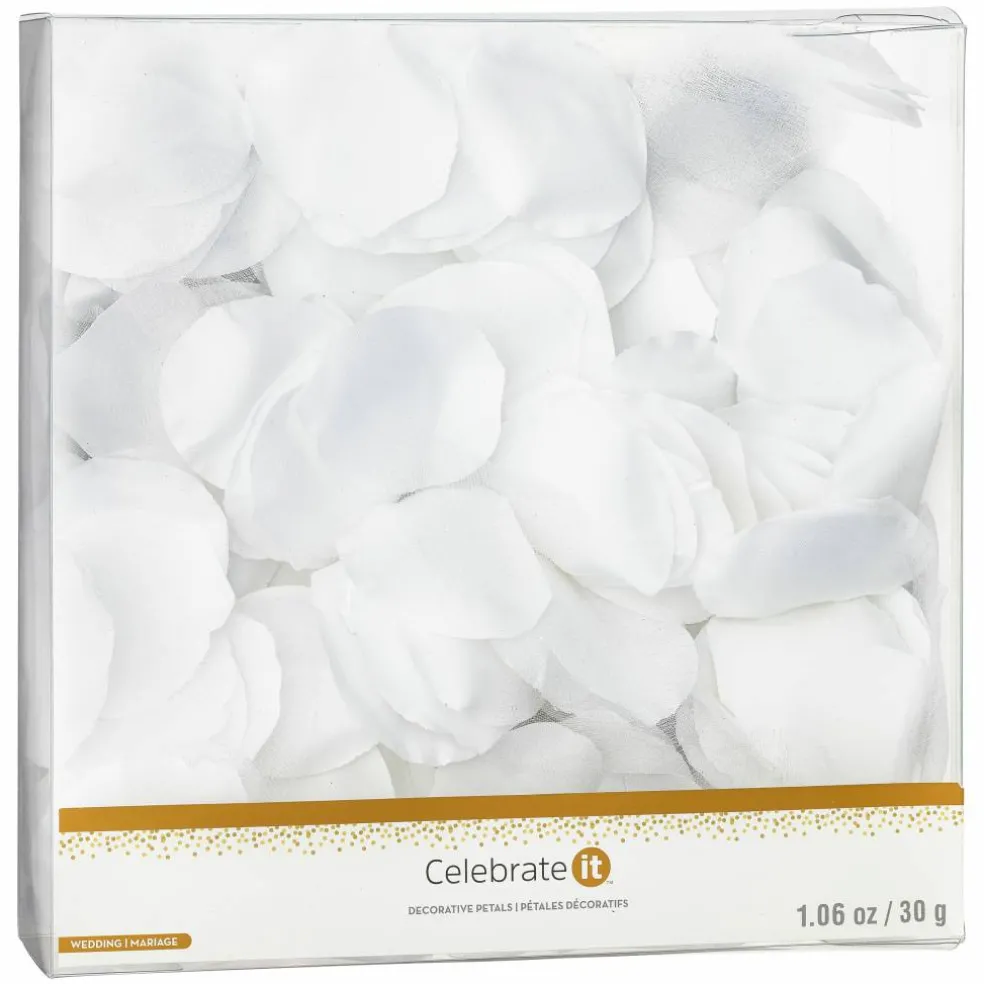 12 Pack: White Decorative Rose Petals by Celebrate It™ Occasions™
