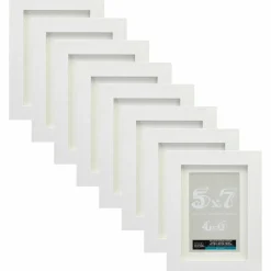 8 Pack: White Frame with Mat, Belmont by Studio Décor®