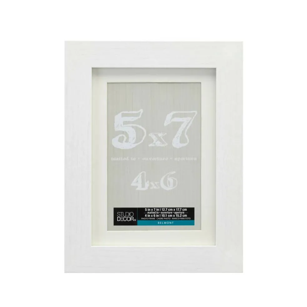8 Pack: White Frame with Mat, Belmont by Studio Décor®