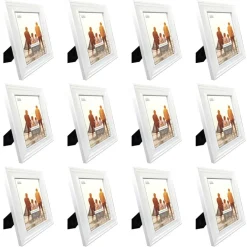 12 Pack: White Frieze 8" x 10" Frame, Expressions™ by Studio Décor®